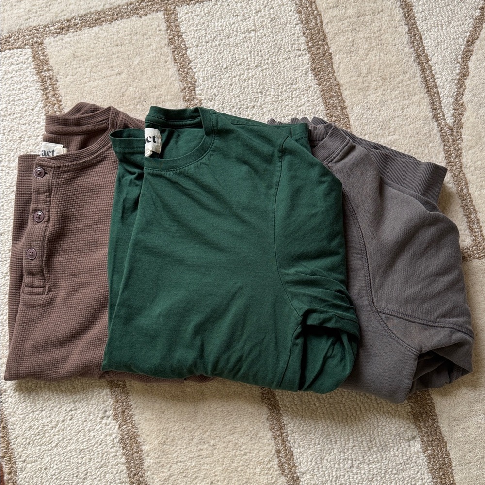 Pact Men's bundle size small
